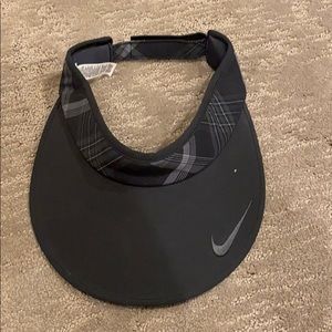 Nike Golf Black/Plaid Wide Brim Visor